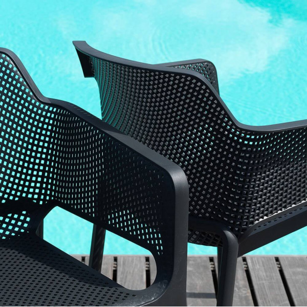 NARDI NET Szürke modern Műanyag kültéri szék