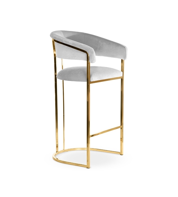 AT CECILE Több színben design Kárpitos beltéri bárszék