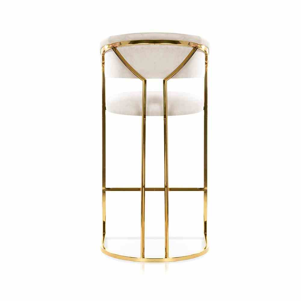 AT CECILE Több színben design Kárpitos beltéri bárszék