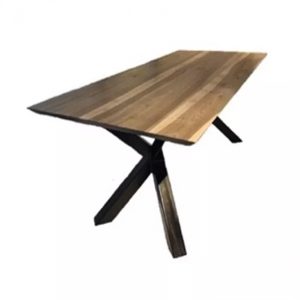 BD WALNUT TABLE Barna industrial Tömörfa beltéri asztallap