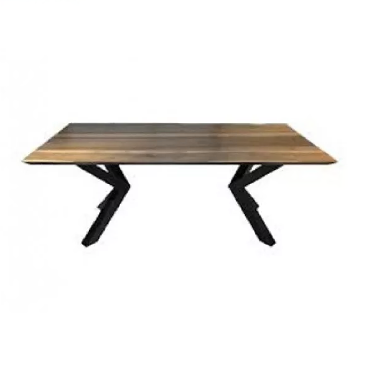 BD WALNUT TABLE Barna industrial Tömörfa beltéri asztallap
