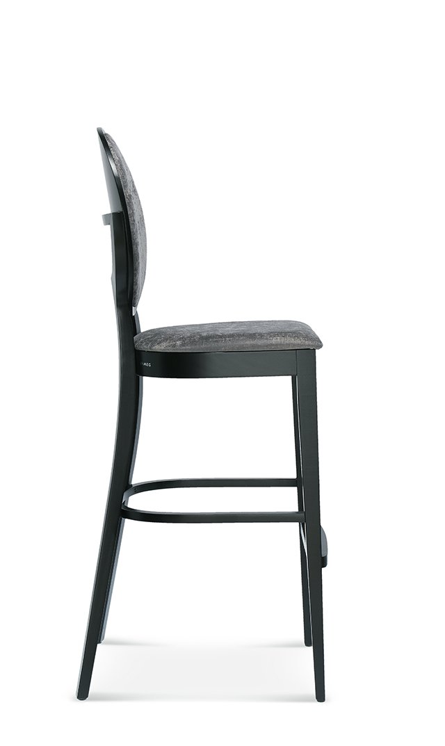 C- 3520 Szürke elegáns Kárpitos beltéri bárszék