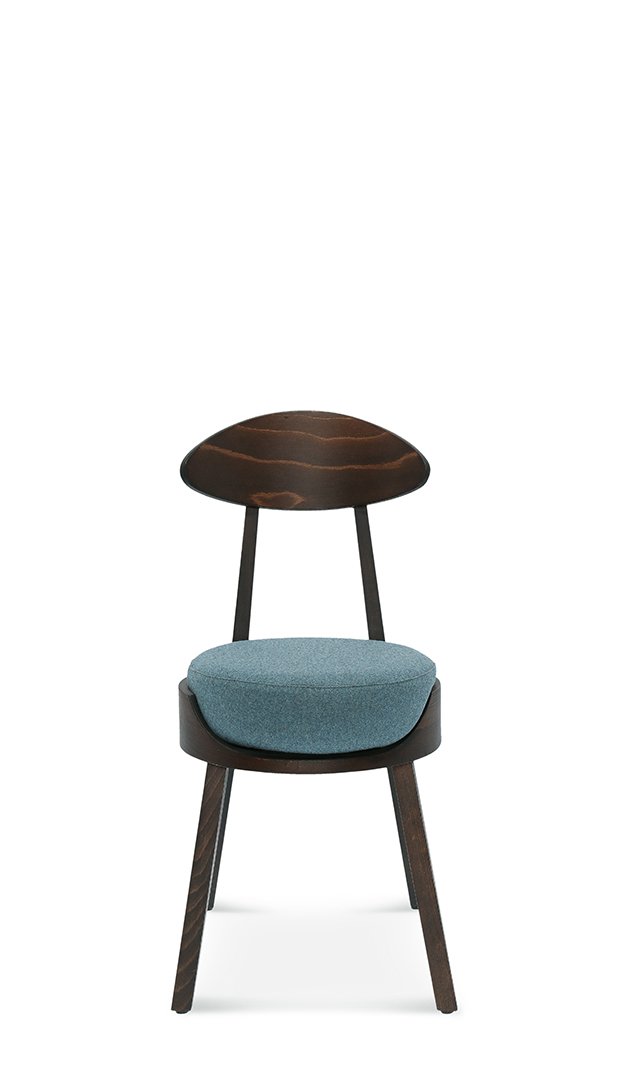 C- 5051 Barna, Türkiz design Fa beltéri szék