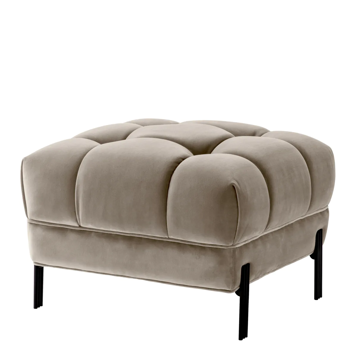 EH STOOL SIENNA Szürke design Puff és lábtartó