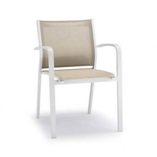 GR 936 Taupe minimalista Fém kültéri szék