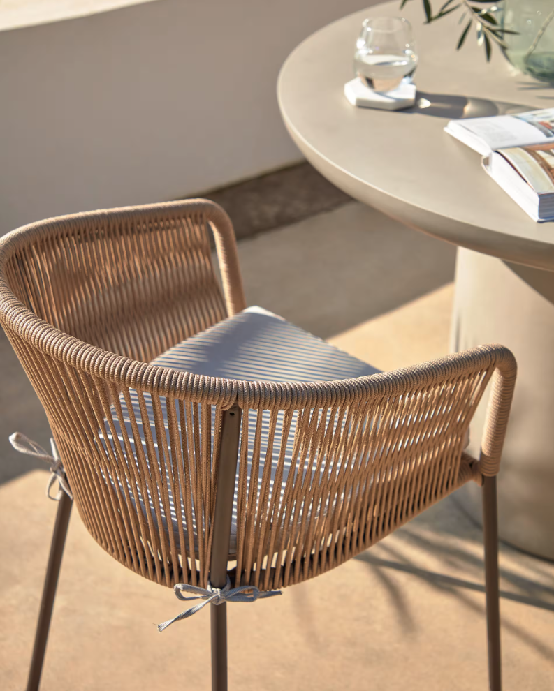 KH JANE Barna design Polirattan kültéri szék