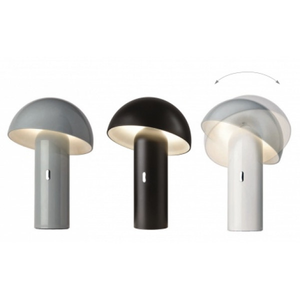 OS MUSHROOM Fekete design Beltéri asztali lámpa