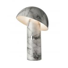 OS MUSHROOM Fehér, Szürke modern Beltéri asztali lámpa