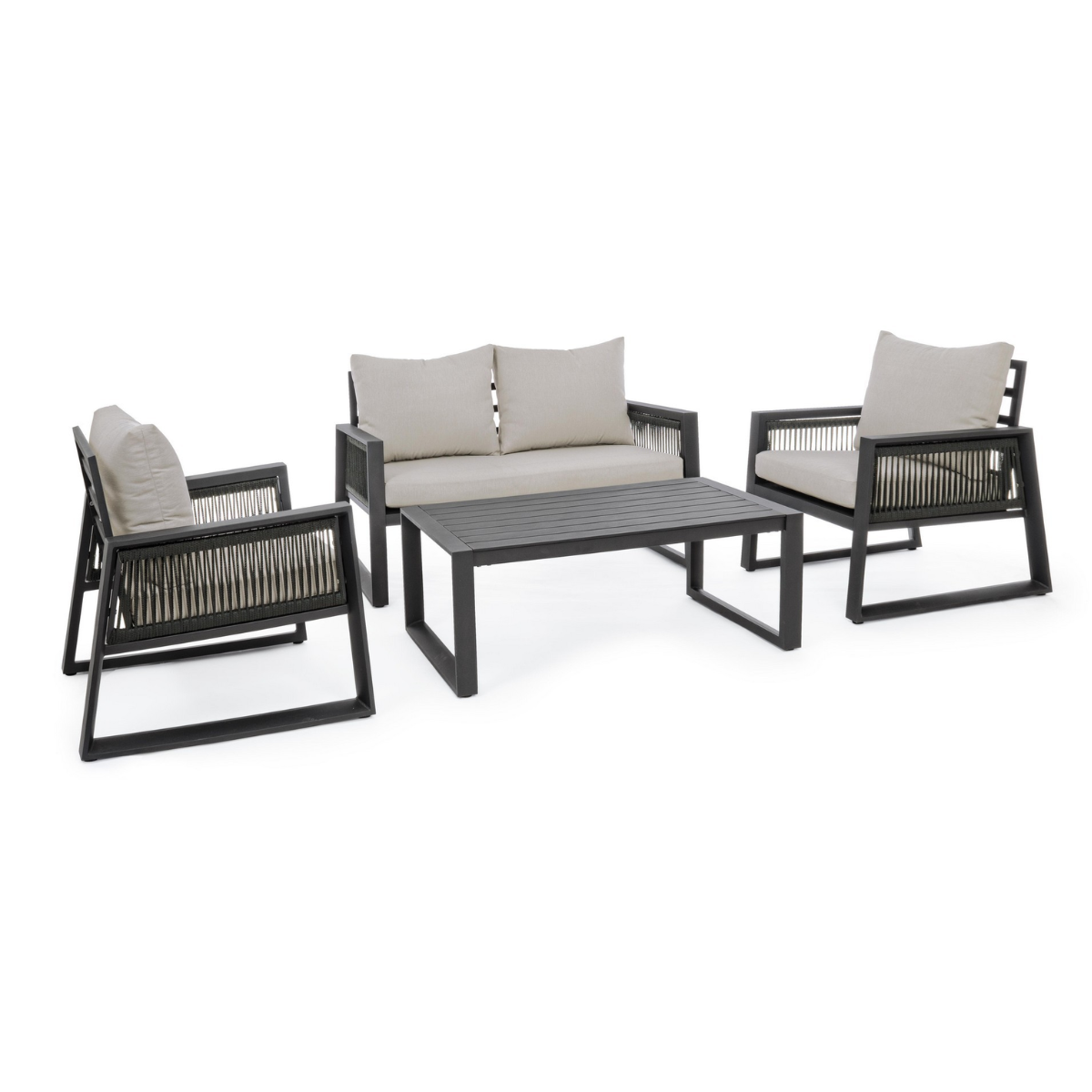 BT DIVA Szürke design Kültéri lounge szett