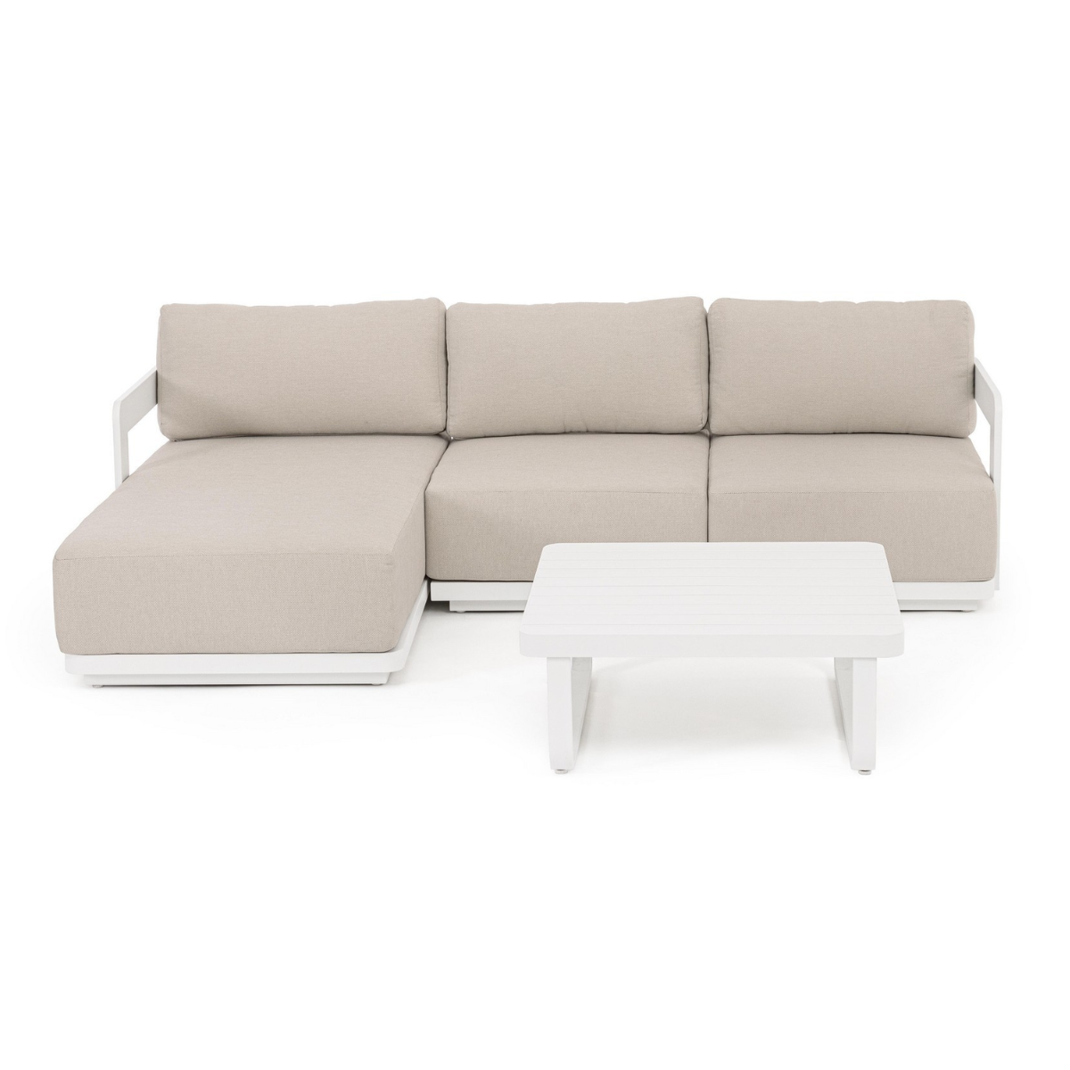 BT MURIEL Fehér, Bézs design Kültéri lounge szett
