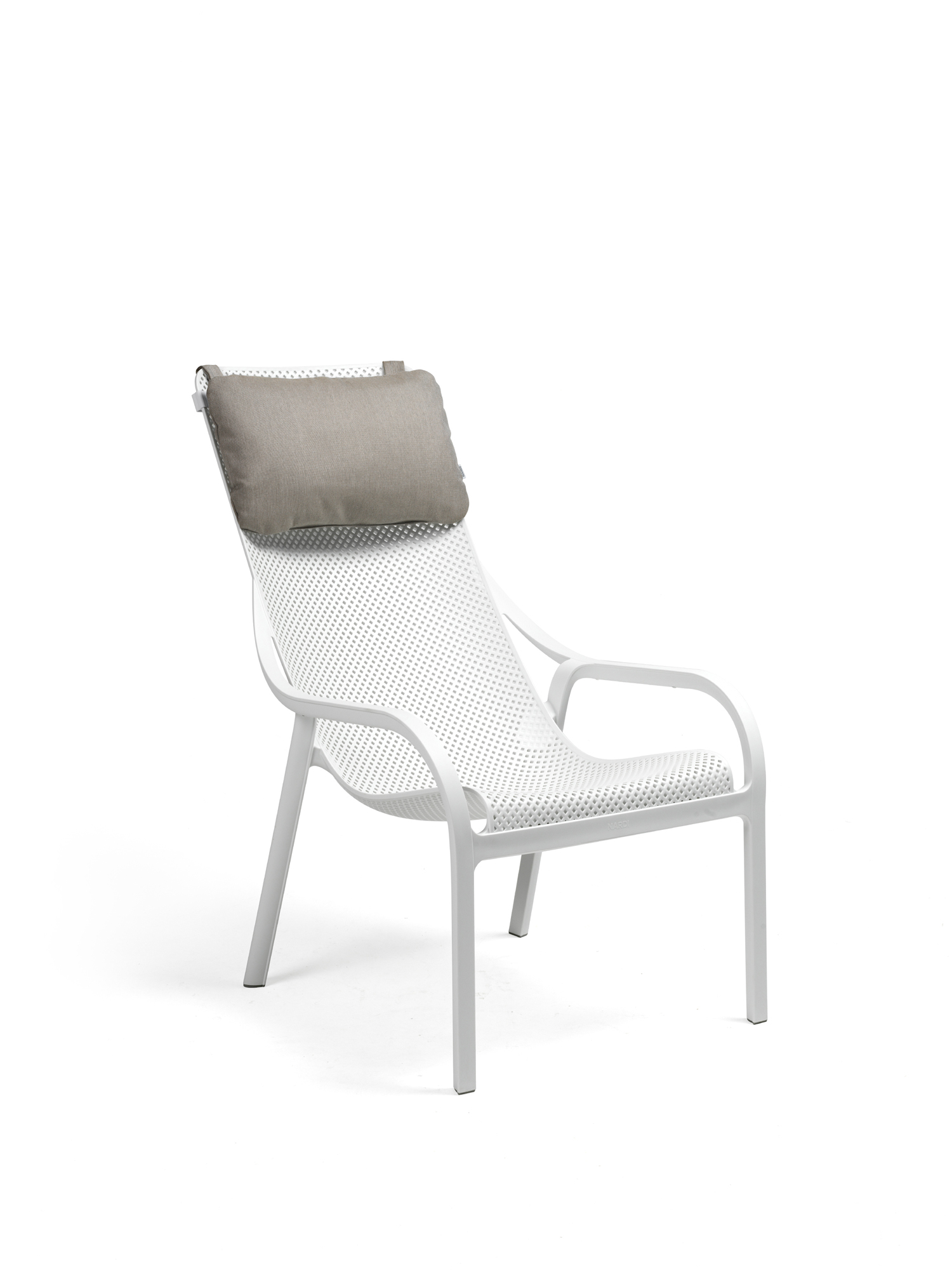 NARDI NET LOUNGE Fehér design Műanyag kültéri szék