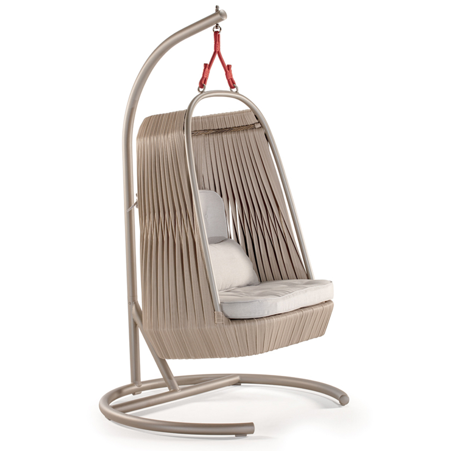 GR WIND Taupe design Kültéri függő fotel