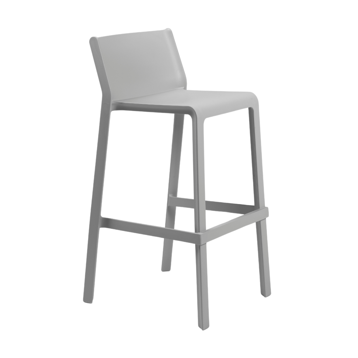 NARDI TRILL STOOL Szürke design Műanyag kültéri bárszék
