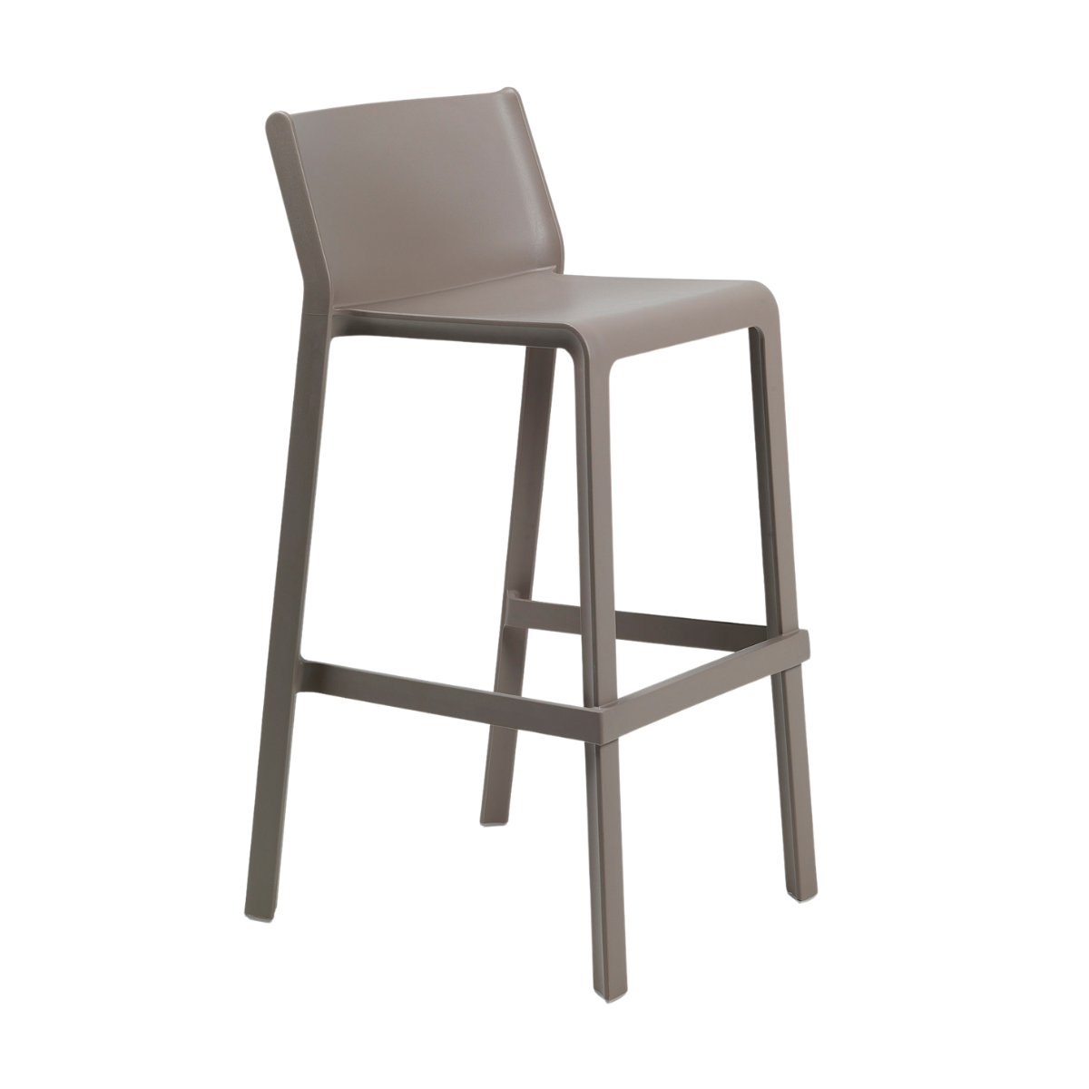 NARDI TRILL STOOL Taupe design Műanyag kültéri bárszék