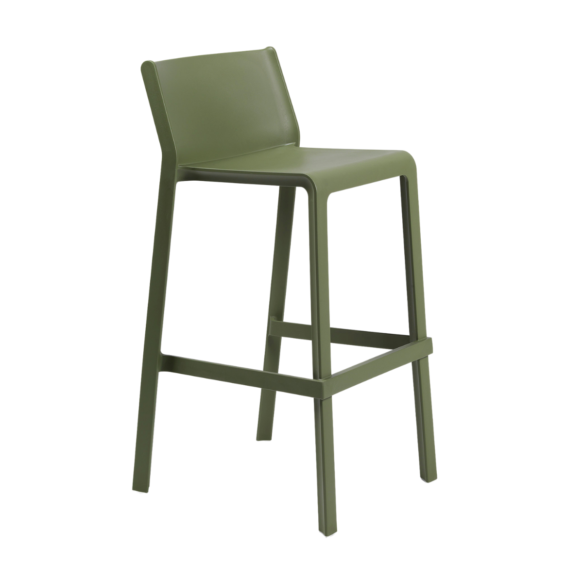 NARDI TRILL STOOL Zöld design Műanyag kültéri bárszék