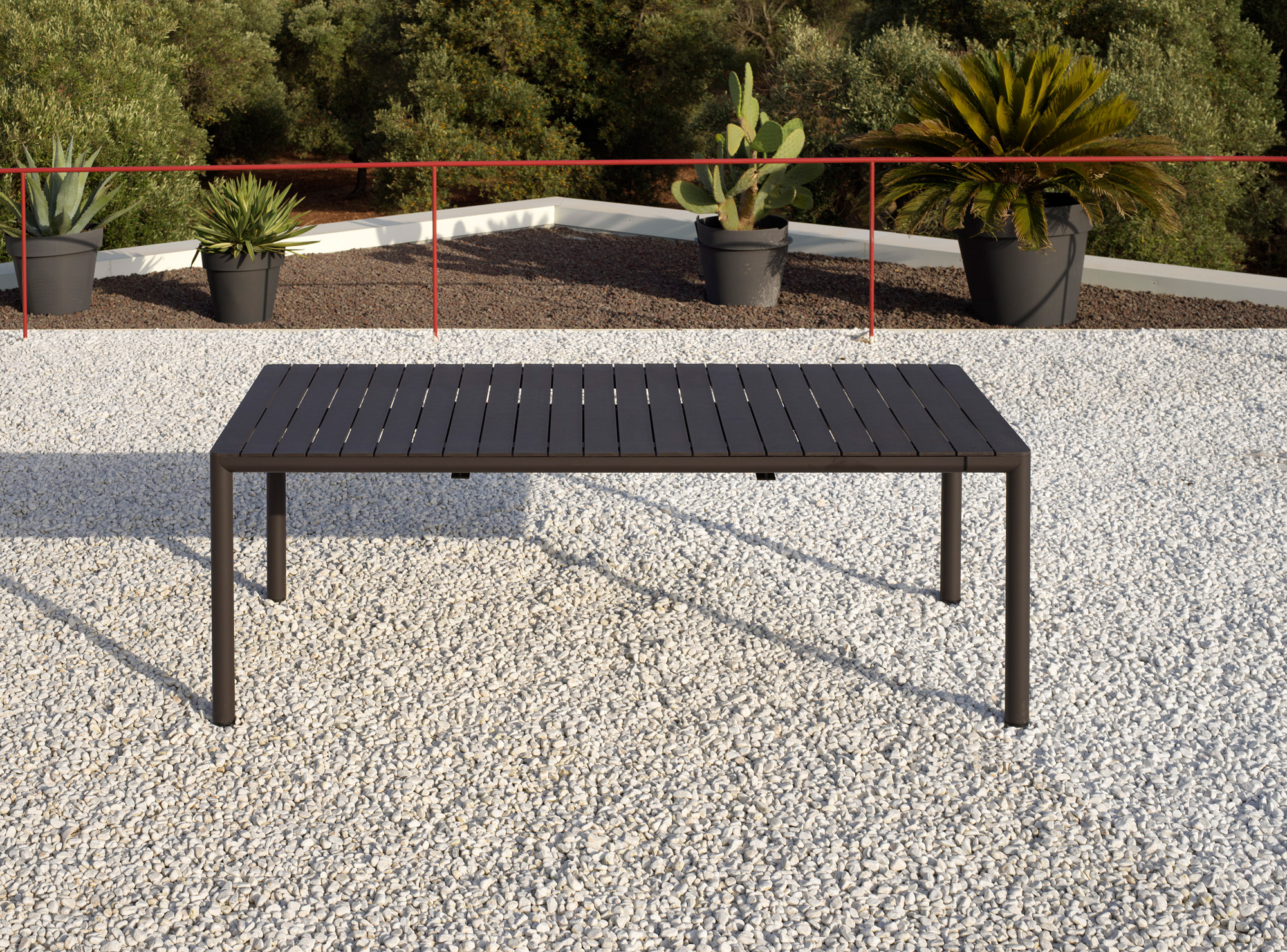 NARDI TEVERE 210 EXT Terra design, minimalista Kültéri komplett asztal