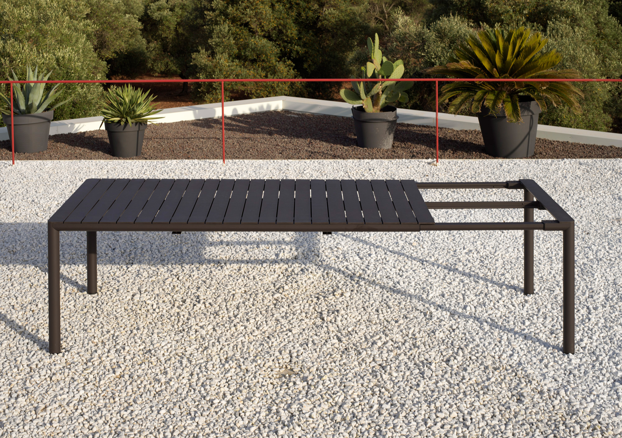 NARDI TEVERE 210 EXT Terra design, minimalista Kültéri komplett asztal