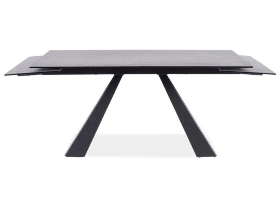 SI ALDO II Fekete design Bővíthető étkezőasztal