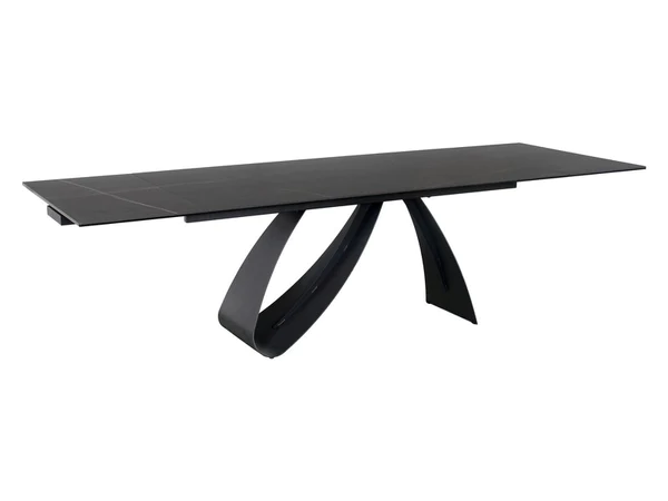 SI DIONA Fekete design Bővíthető étkezőasztal