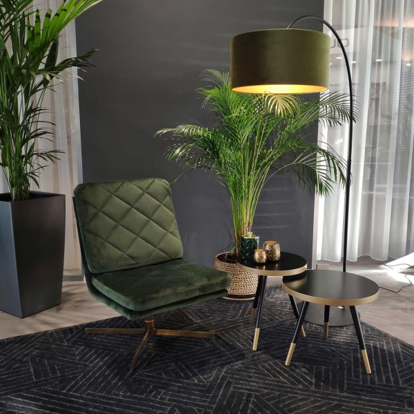TC SPILER Zöld design Kárpitos beltéri fotel