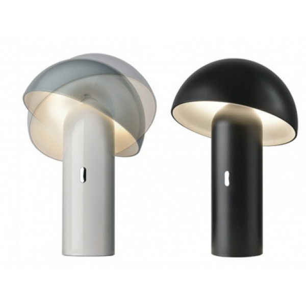 OS MUSHROOM Fekete design Beltéri asztali lámpa
